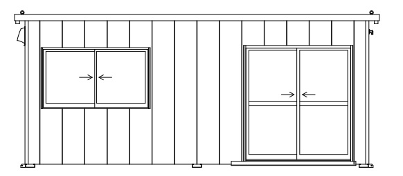 4坪ユニットハウス｜建設機械レンタルのマツオカ建機