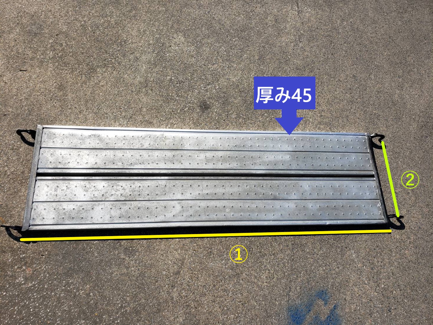 ローリング用鋼製布板