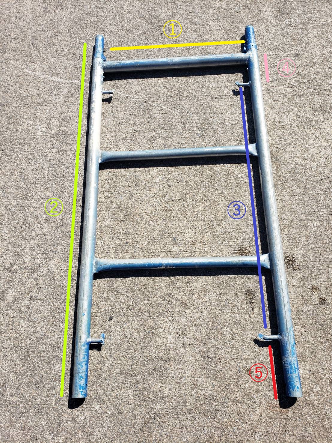 梯子型建枠600巾×1219H