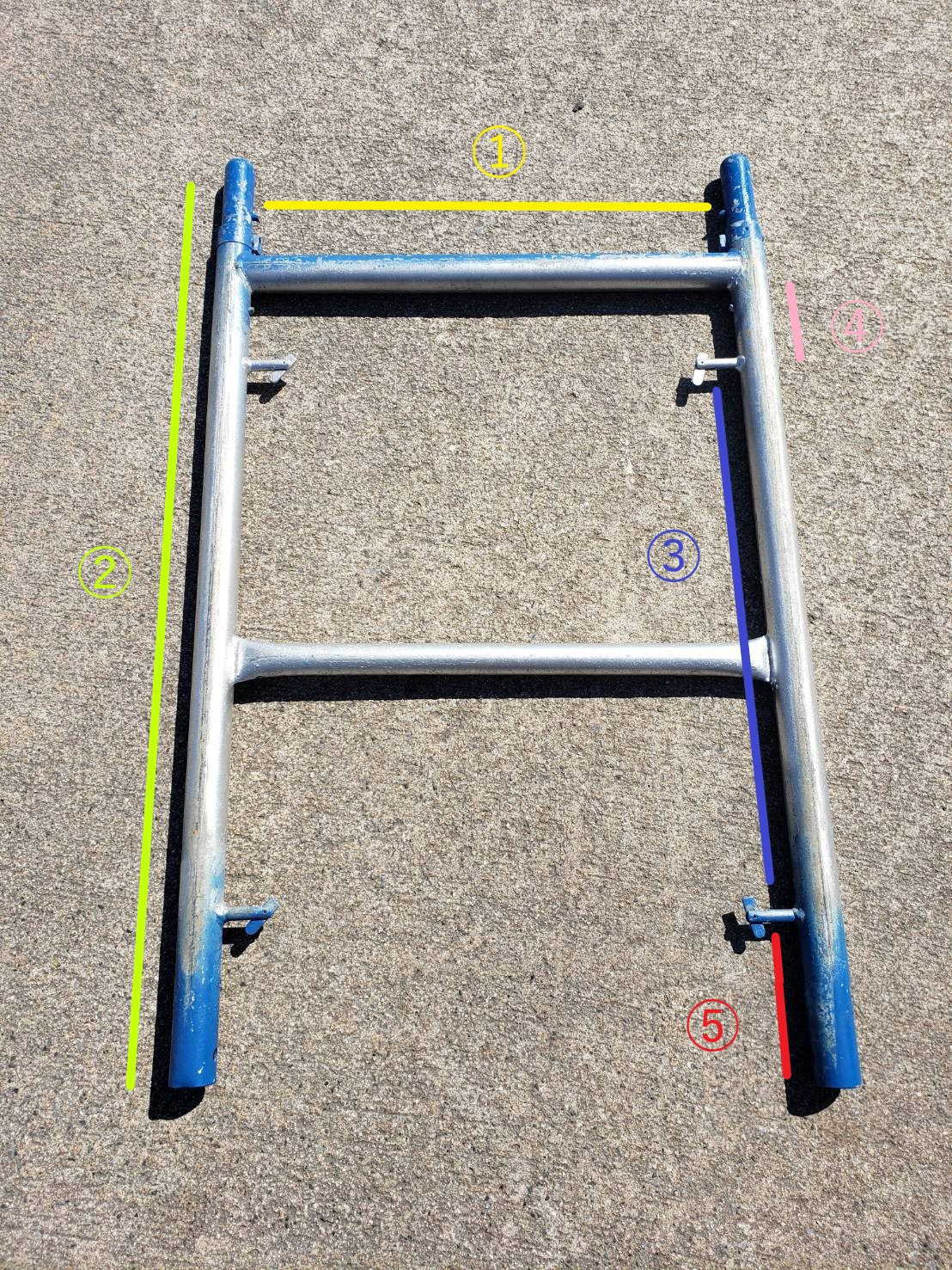 梯子型建枠600巾×914H