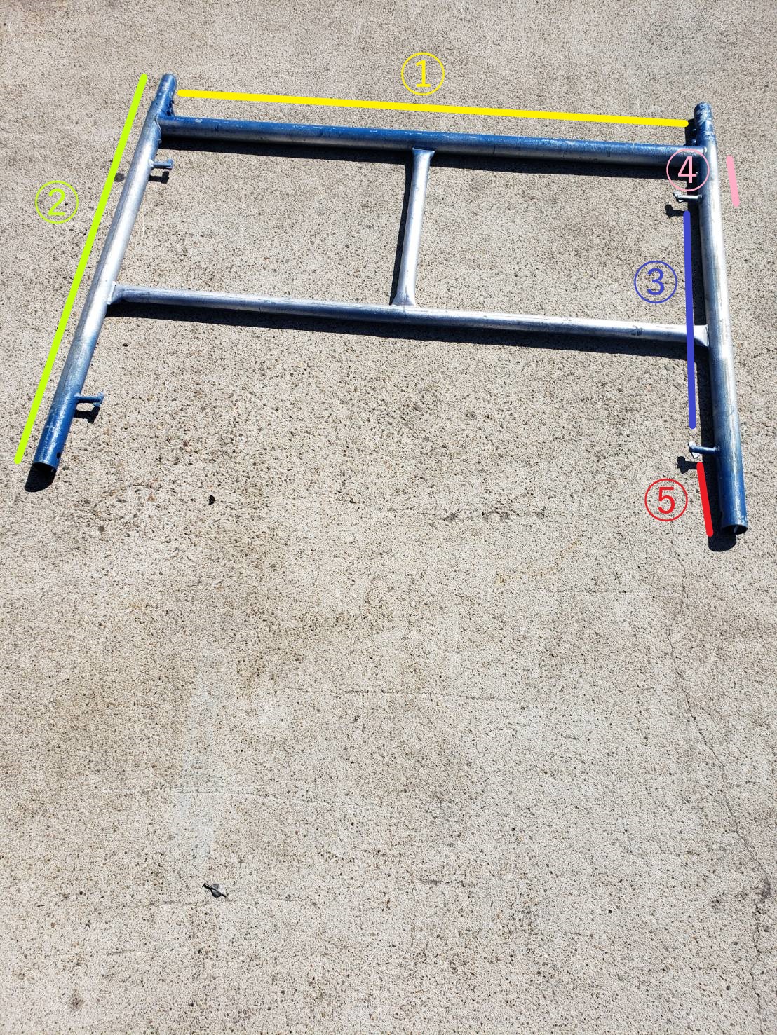 梯子型建枠1200巾×914H