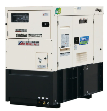 60KVA 単三出力（同時200Vオイルガード・ビッグタンク仕様